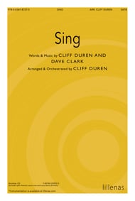 Sing SATB choral sheet music cover Thumbnail